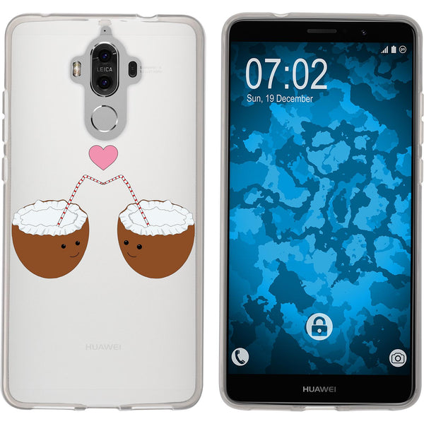 Mate 9 Silikon-Hülle Sommer Coconuts M3 Case