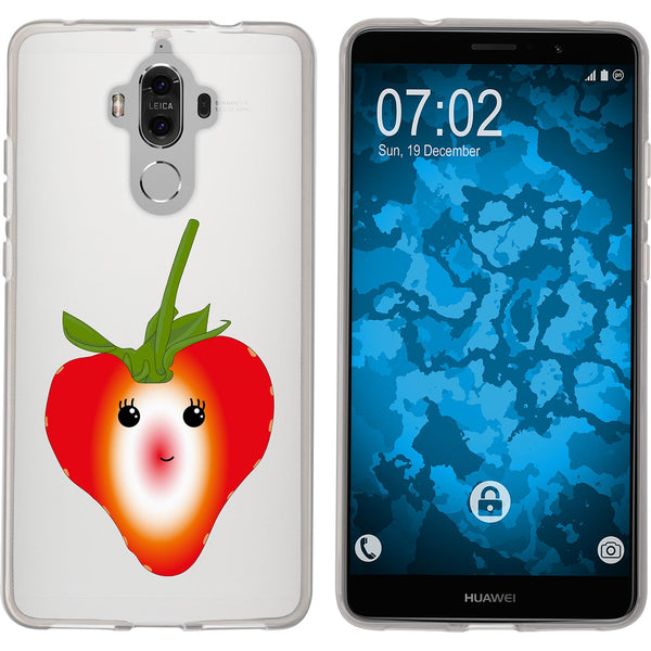 Mate 9 Silikon-Hülle Sommer Erdbeere M4 Case