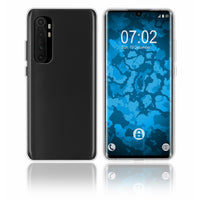 PhoneNatic Case kompatibel mit Xiaomi Mi Note 10 Lite - Crystal Clear Silikon Hülle crystal-case Cover