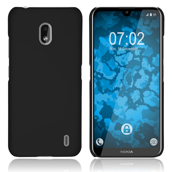 Hardcase für  Nokia 2.2 gummiert schwarz