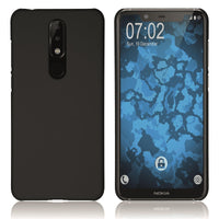 Hardcase für  Nokia 5.1 Plus gummiert schwarz