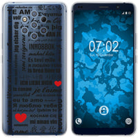 Nokia 9 PureView Silikon-Hülle in Love Wörter M4 Case