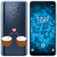 Nokia 9 PureView Silikon-Hülle Sommer Coconuts M3 Case