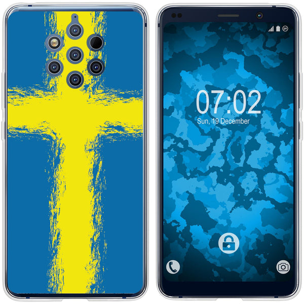 Nokia 9 PureView Silikon-Hülle WM Schweden M12 Case