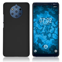 Hardcase für  Nokia 9 PureView gummiert schwarz