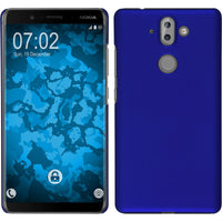 Hardcase für  Nokia 9 gummiert blau