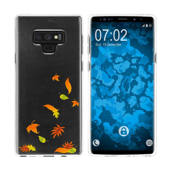 Galaxy Note 9 Silikon-Hülle Herbst Blätter/Leaves M1 Case