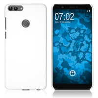 Hardcase für Huawei P Smart gummiert weiﬂ