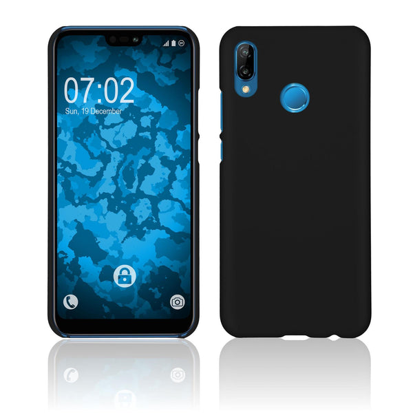 Hardcase für Huawei P20 Lite gummiert schwarz