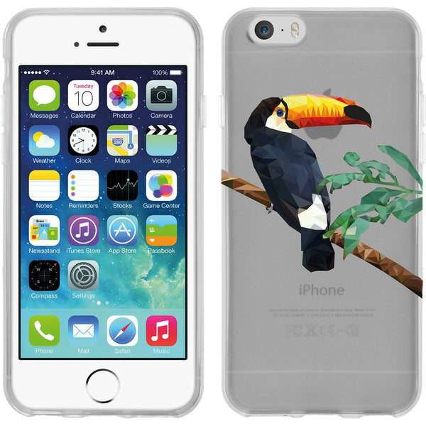 iPhone 6 Plus / 6s Plus Silikon-Hülle Vektor Tiere M5 Case