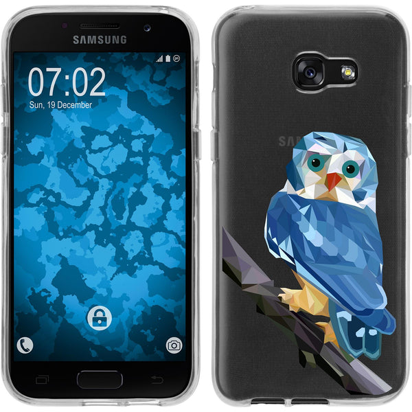 Galaxy A7 (2017) Silikon-Hülle Vektor Tiere M1 Case