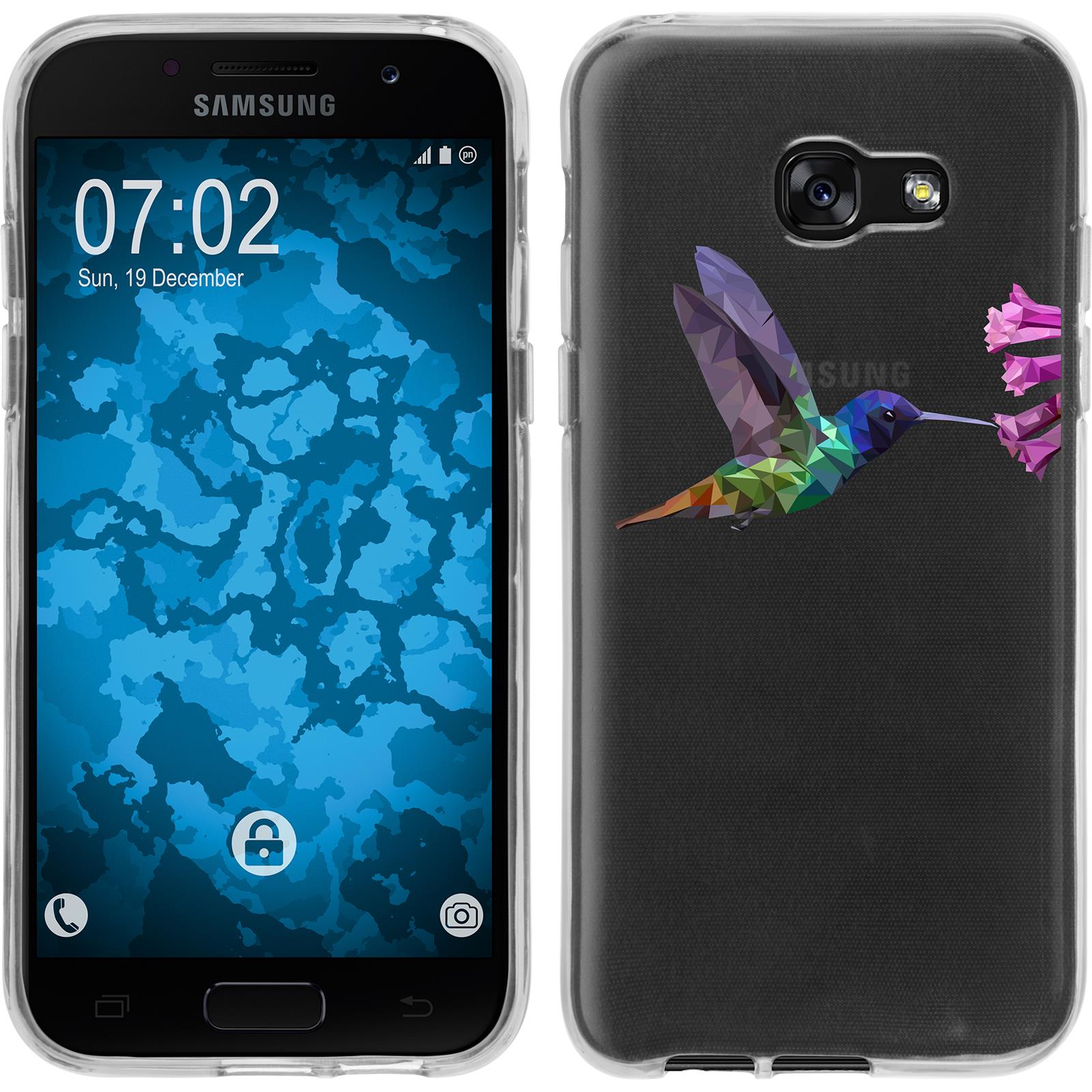 Galaxy A7 (2017) Silikon-Hülle Vektor Tiere M3 Case