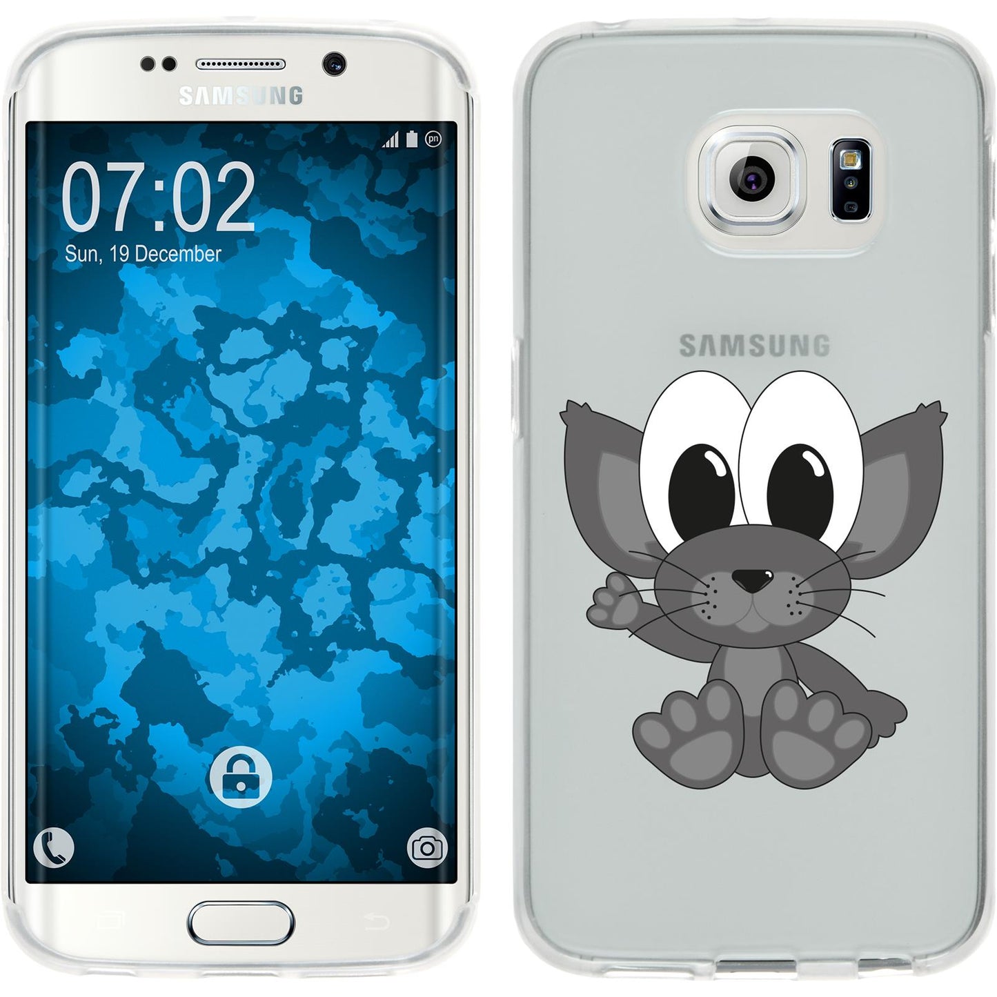 Galaxy S6 Edge Silikon-Hülle Cutiemals M5 Case