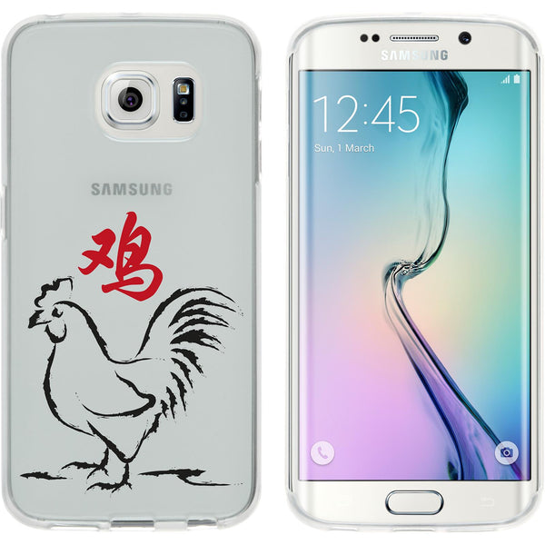 Galaxy S6 Edge Silikon-Hülle Tierkreis Chinesisch M10 Case