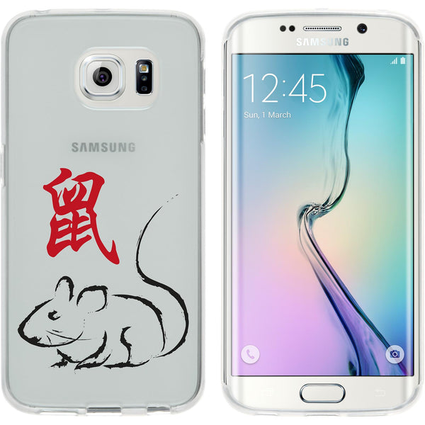 Galaxy S6 Edge Silikon-Hülle Tierkreis Chinesisch M1 Case