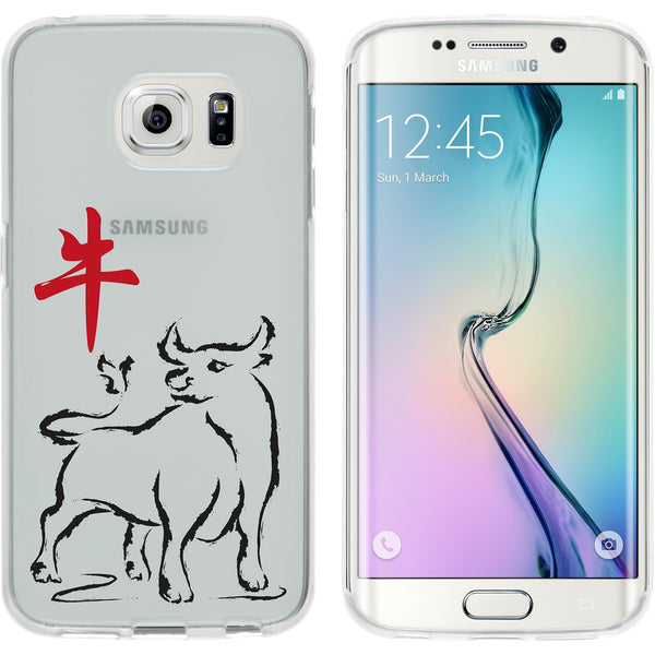 Galaxy S6 Edge Silikon-Hülle Tierkreis Chinesisch M2 Case