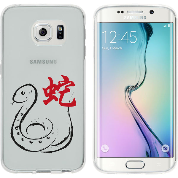 Galaxy S6 Edge Silikon-Hülle Tierkreis Chinesisch M6 Case
