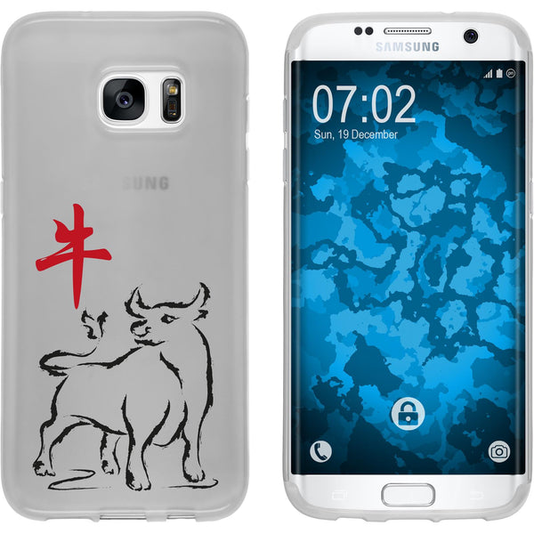 Galaxy S7 Edge Silikon-Hülle Tierkreis Chinesisch M2 Case