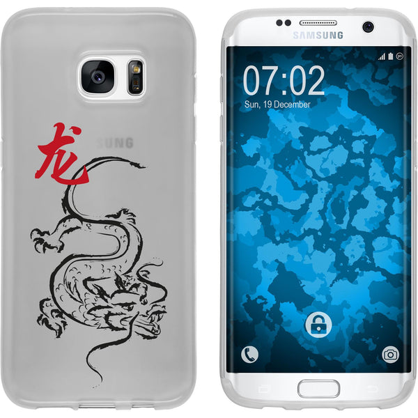 Galaxy S7 Edge Silikon-Hülle Tierkreis Chinesisch M5 Case