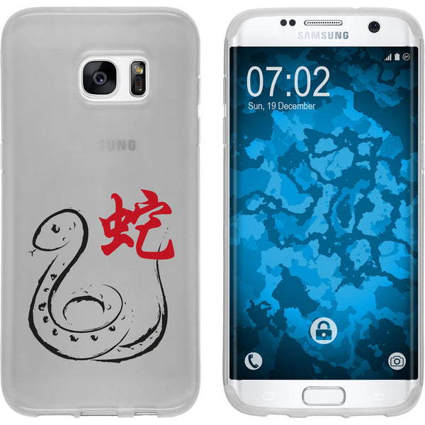 Galaxy S7 Edge Silikon-Hülle Tierkreis Chinesisch M6 Case