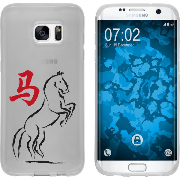 Galaxy S7 Edge Silikon-Hülle Tierkreis Chinesisch M7 Case