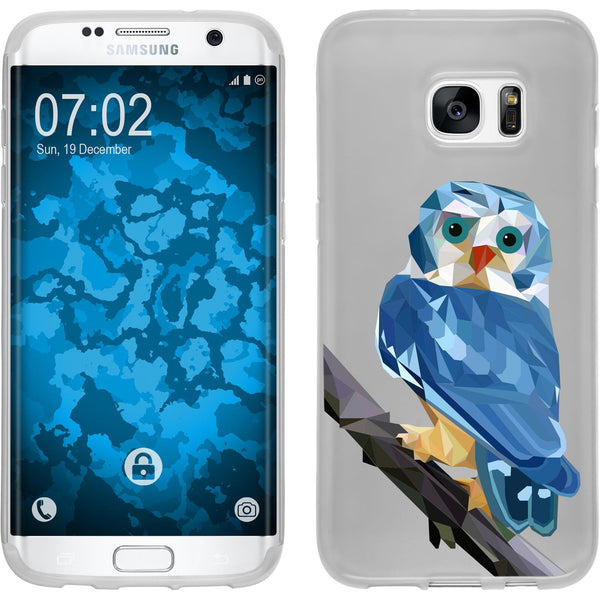 Galaxy S7 Edge Silikon-Hülle Vektor Tiere M1 Case