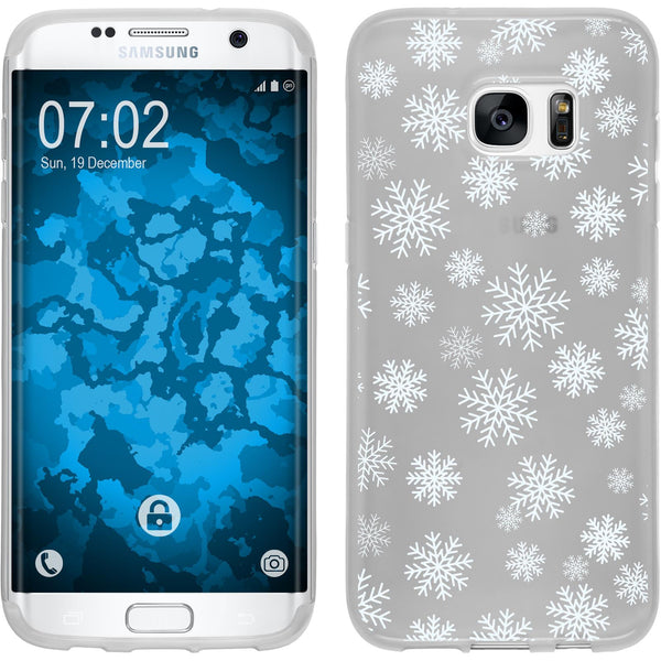Galaxy S7 Edge Silikon-Hülle X Mas Weihnachten M2 Case