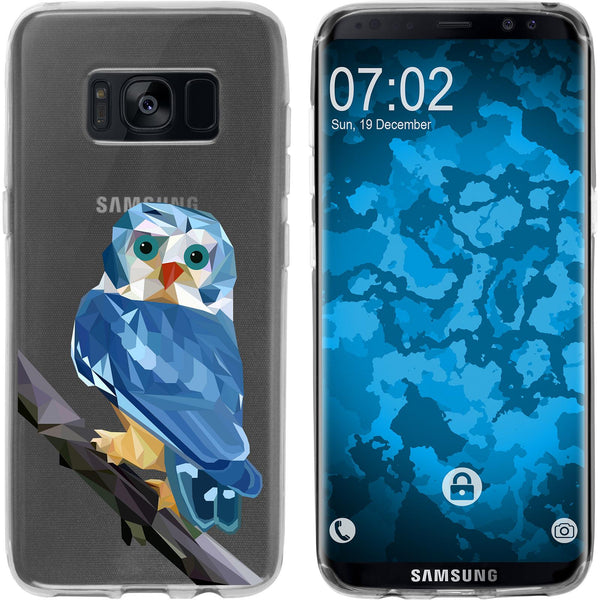 Galaxy S8 Silikon-Hülle Vektor Tiere M1 Case