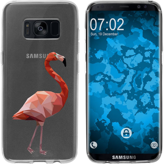Galaxy S8 Silikon-Hülle Vektor Tiere M2 Case