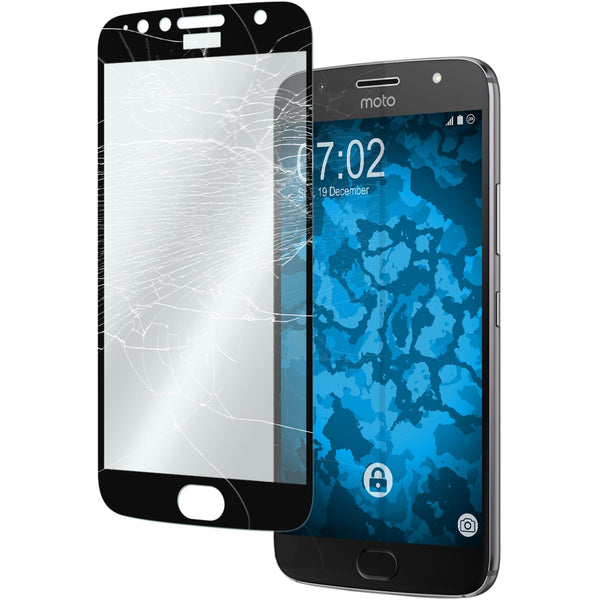 1 x Lenovo Moto G5s Plus Glas-Displayschutzfolie klar full-s