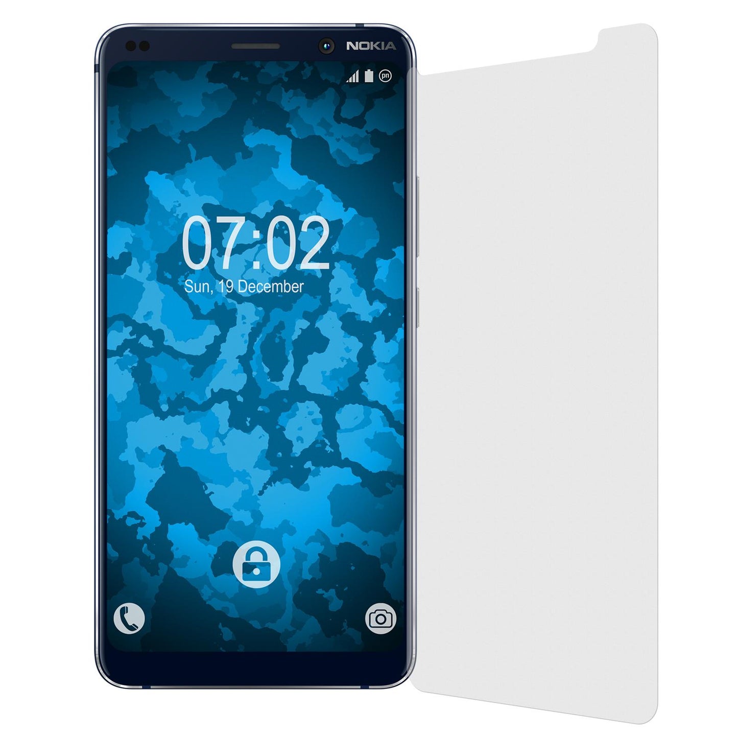 2 x  Nokia 9 PureView Displayschutzfolie matt