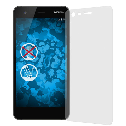 2 x  Nokia 2 Displayschutzfolie matt
