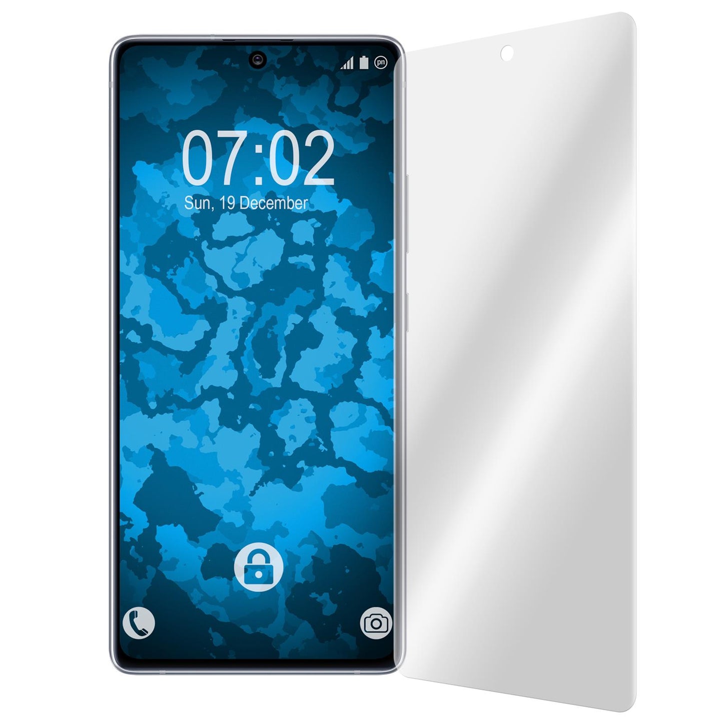 2 x Samsung Galaxy S10 Lite Displayschutzfolie klar Flexible