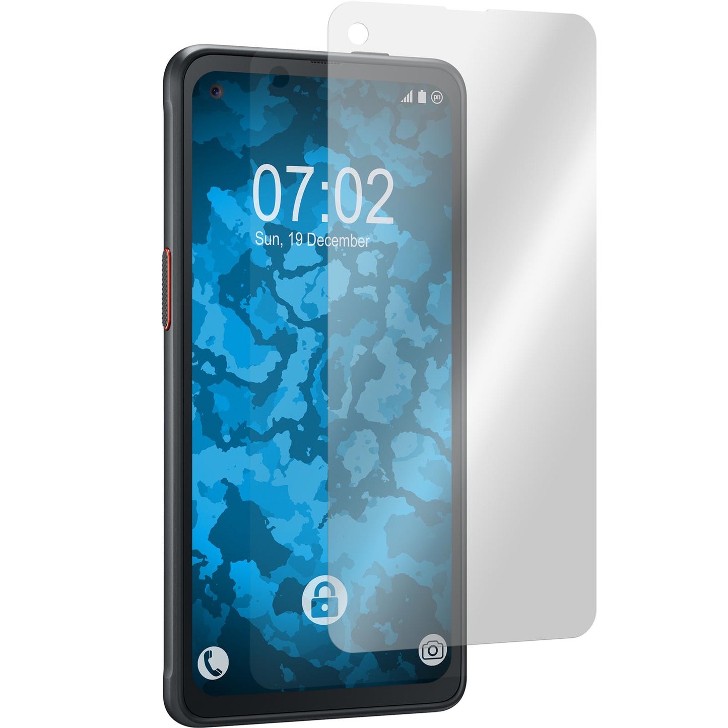 8 x Samsung Galaxy Xcover Pro Displayschutzfolie klar