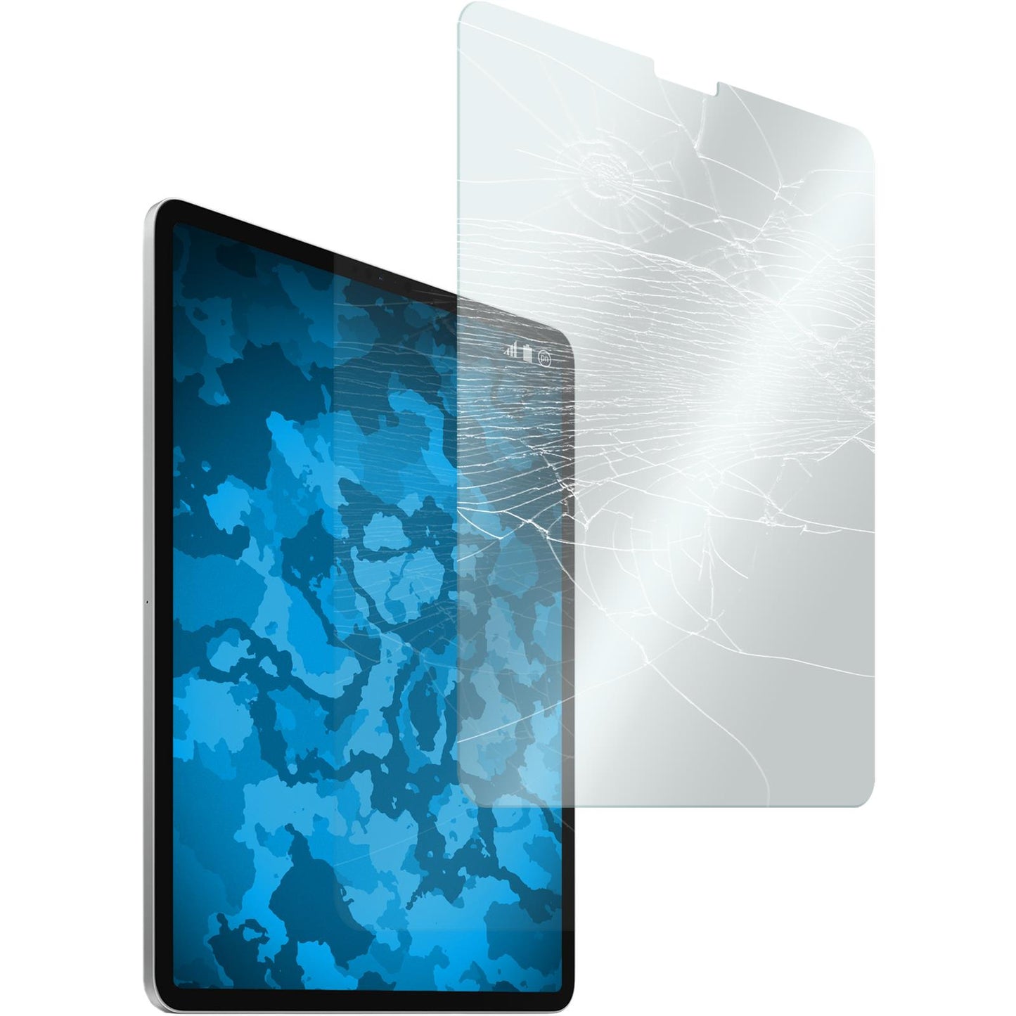 1 x Apple iPad Pro 12.9" 2020 / 2018 Glas-Displayschutzfolie