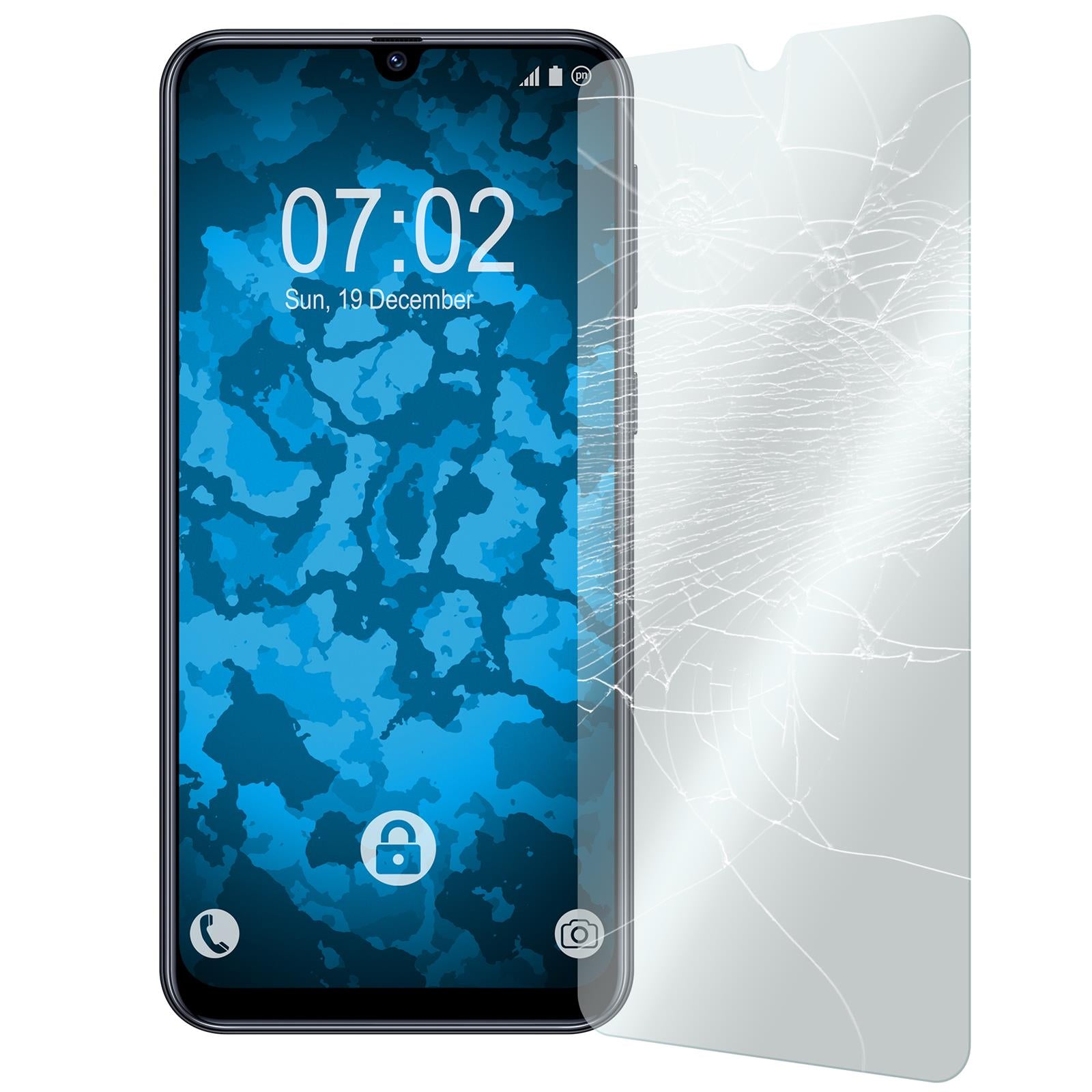 3 x Samsung Galaxy M31 Glas-Displayschutzfolie klar