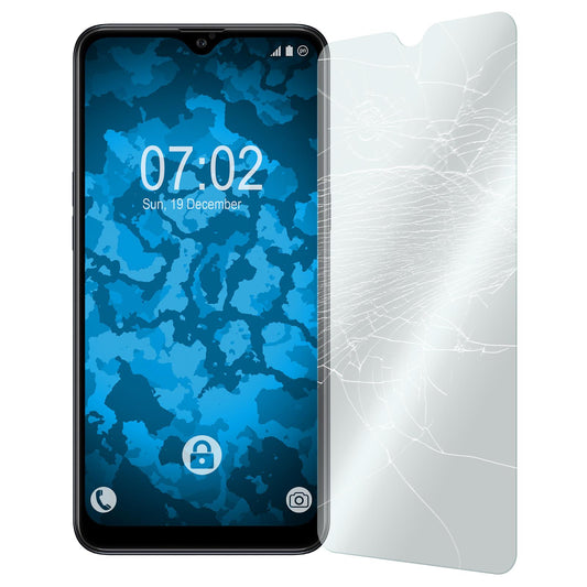 3 x Samsung Galaxy A10s Glas-Displayschutzfolie klar