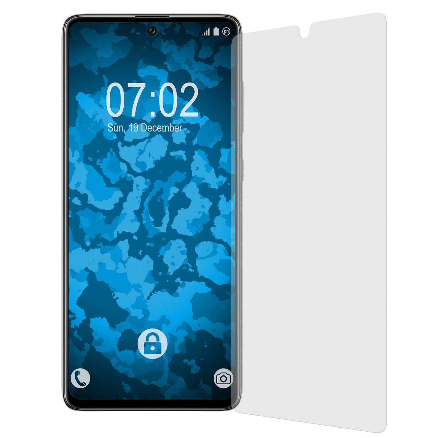 2 x Samsung Galaxy A71 Displayschutzfolie matt