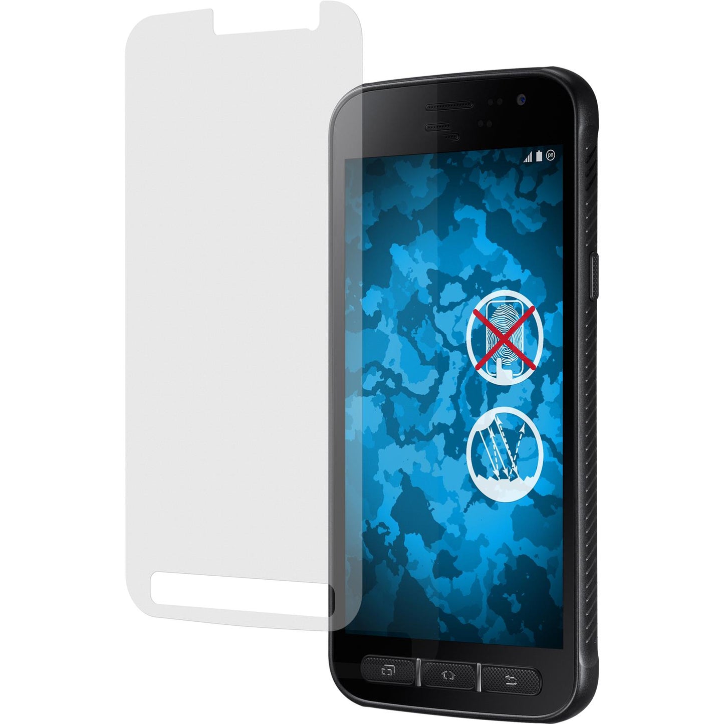 2 x Samsung Galaxy Xcover 4 / 4s Displayschutzfolie matt