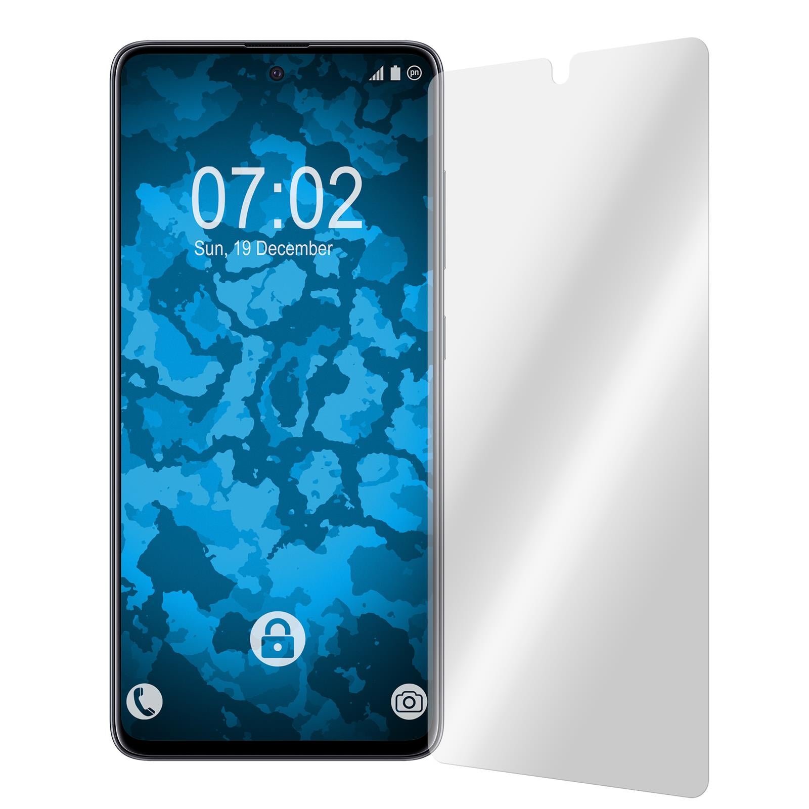 2 x Samsung Galaxy A51 Displayschutzfolie klar