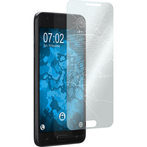 2 x Samsung Galaxy J3 (2018) Glas-Displayschutzfolie klar