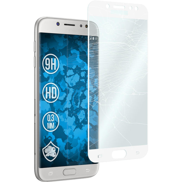 1 x Samsung Galaxy J7 2017 Glas-Displayschutzfolie klar full