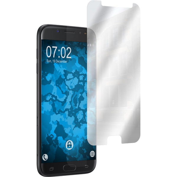 4 x Samsung Galaxy J7 2017 Displayschutzfolie verspiegelt