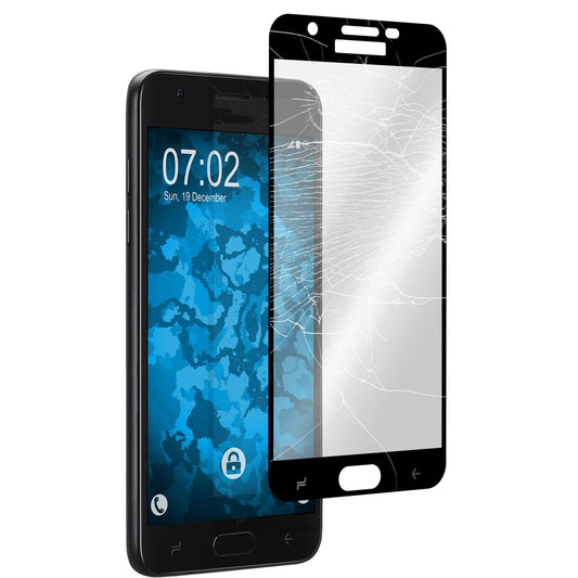 2 x Samsung Galaxy J7 (2018) Glas-Displayschutzfolie klar fu