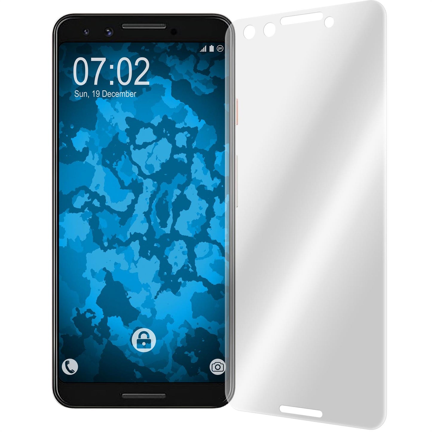 4 x Google Pixel 3 Displayschutzfolie klar Flexible Folien