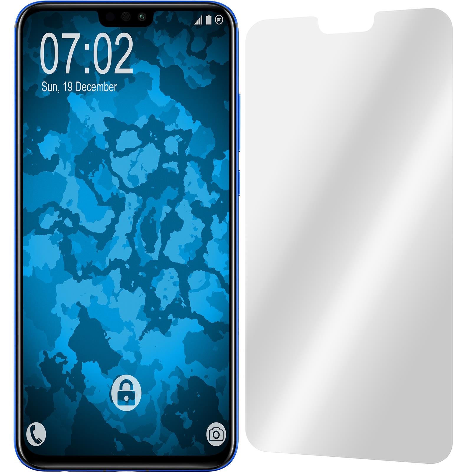 2 x Huawei Honor 8X Displayschutzfolie klar