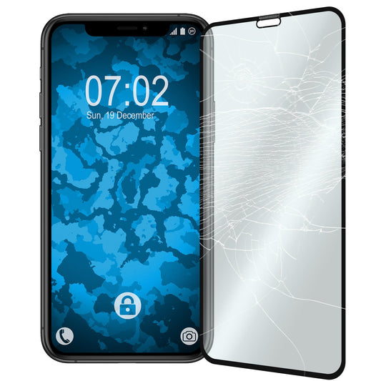 2 x Apple iPhone 11 Pro Glas-Displayschutzfolie klar full-sc