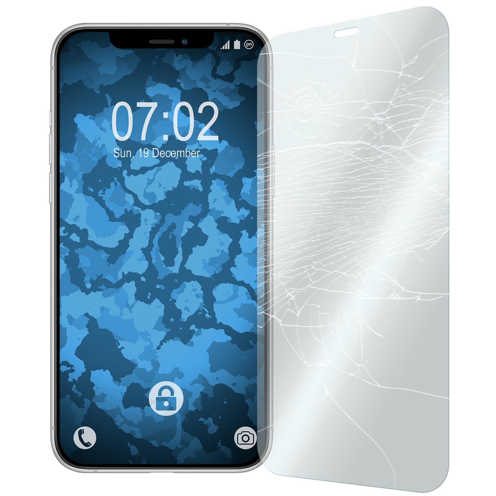 1x-iPhone-12-Pro-klar-Glasfolie-