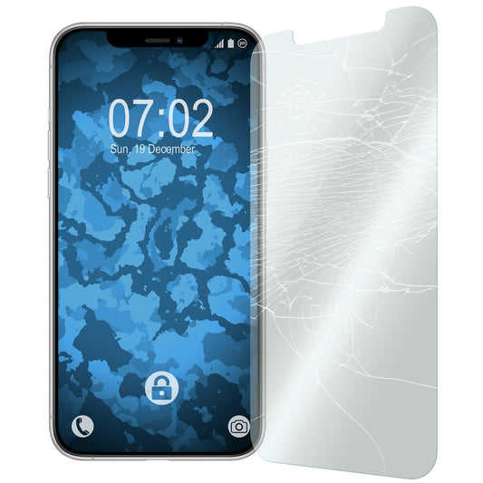 2 x Apple iPhone 12 Mini Glas-Displayschutzfolie klar
