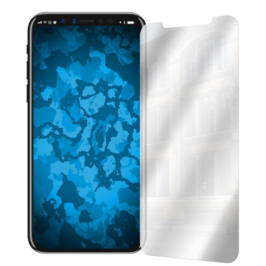 4 x Apple iPhone 11 Pro / Xs / X Displayschutzfolie verspieg